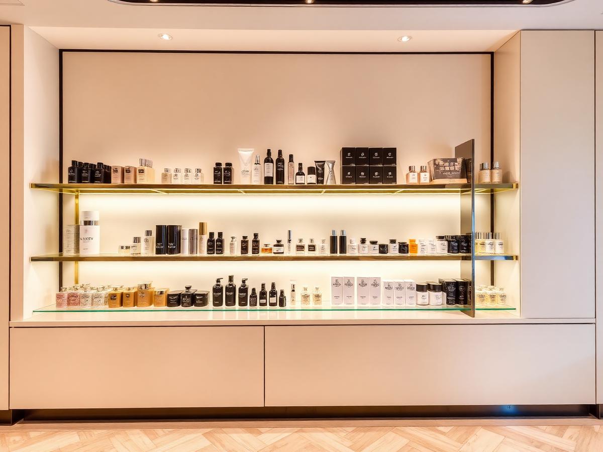 Beauty retail display