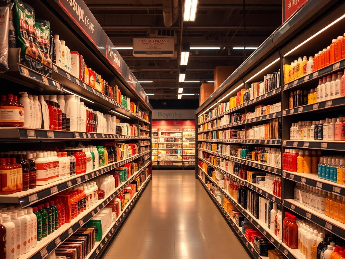 Modern trade store